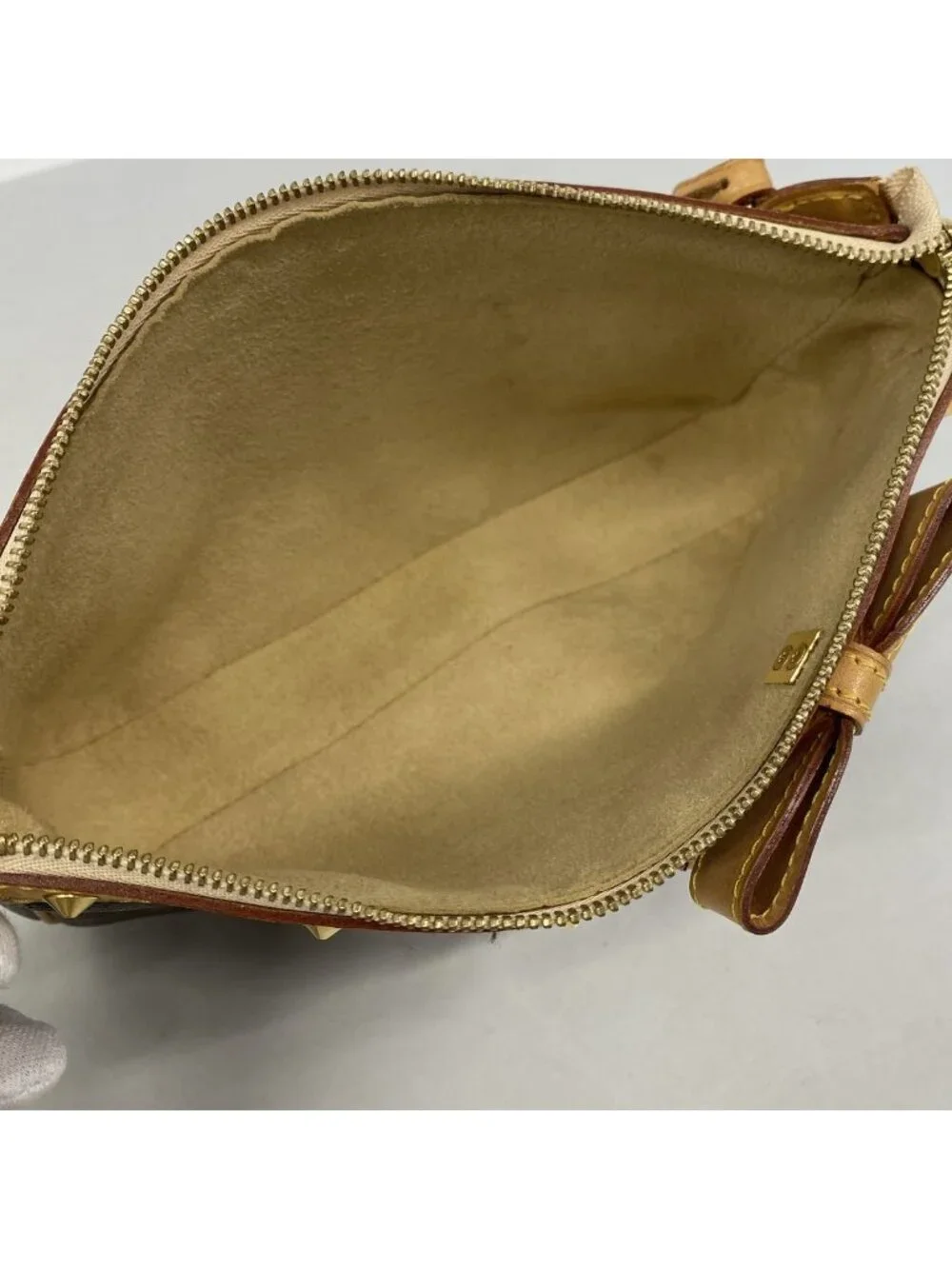 Louis Vuitton Pouch Monogram Cherry Blossom Pochette Accessoires Brown Takashi